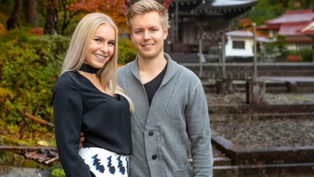 Miss Suomi Alina Voronkova avautuu suhteestaan jääkiekkoilijaan: ”Olemme ottaneet yhteen, kun hän ei ole huomioinut minua tarpeeksi” Alina Voronkova ja Joonas Hurri Japanissa.