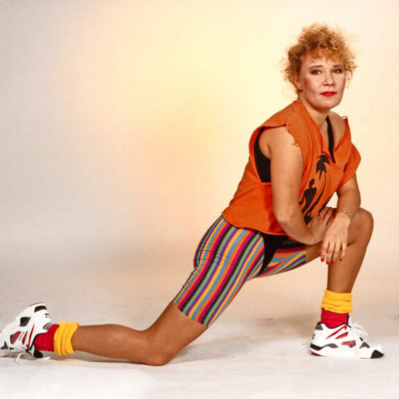 Virve on ollut myös aerobicohjaaja. Kuvan tylinäyte on vuodelta 1992. Virve on ollut myös aerobicohjaaja. Kuvan tylinäyte on vuodelta 1992.