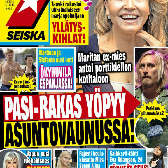 Ohhoh, Marita Taavitsaisen uusi Pasi-rakas yöpyy asuntovaunussa – Maritan ex-mies antoi porttikiellon kotitaloon! Seiska 42