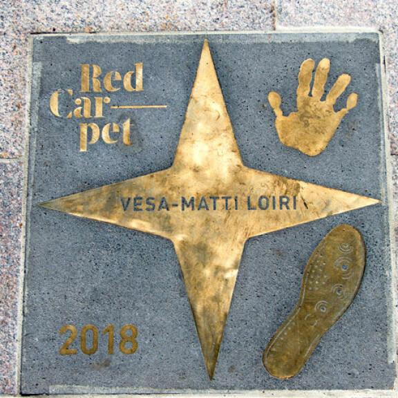 Vesa-Matti Loirin tähti Hyvinkäällä. Vesa-Matti Loirin tähti Hyvinkäällä.