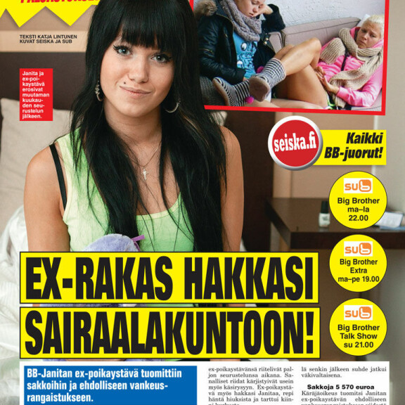 SEISKA 36/2012 Janita on kokenut kovia rakkausrintamalla. SEISKA 36/2012 Janita on kokenut kovia rakkausrintamalla.