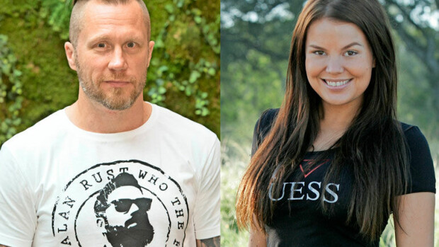 Ex-kiekkoilija Hannes Hyvönen ja hemaiseva fitness-Netta kuhertelivat koirapuistossa: ranskanbulldoggi telmi vapaana – kuva! Hannes Hyvönen ja Netta Suikkanen ulkoiluttivat koiraa.