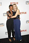 Samira ja käsikirjoittaja Lauren Morelli rakastuivat OITNB:n kuvauksissa.