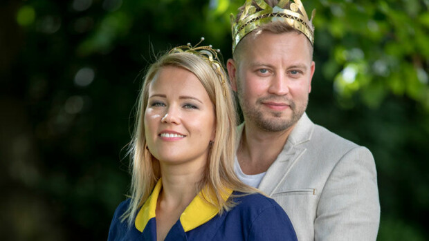 Uudet tangokuninkaalliset räväyttivät: Jarno Kokko ja Saana Sassali intoutuivat villiin tanssiin ja lauluun - katso hauska video! Saana Sassali ja Jarno Kokko