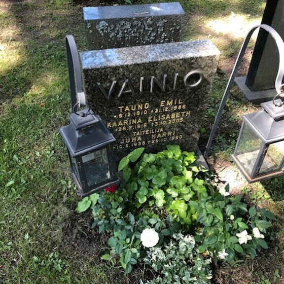Tällaisia ovat rakastettujen muusikoiden viimeiset leposijat: Badding lepää veljensä vieressä - kuvat! Juha Vainion hauta