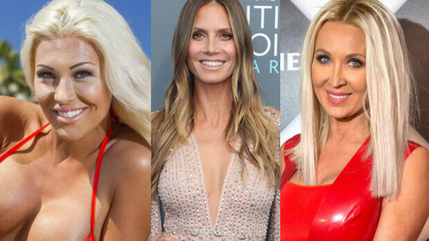 Rivot naruilla viritetyt lateksipöksyt villitsevät! Kuka on kuumin: Maisa Torppa, Heidi Klum vai Susanna Penttilä? Katso seksiä tihkuvat kuvat! Maisa, Heidi ja Suski