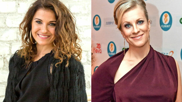 Tanssii tähtien kanssa -Ansku Bergström juhli polttareitaan: Laura Voutilainen villiintyi laulamaan karaokea – kuva! Ansku Bergström ja Laura Voutilainen