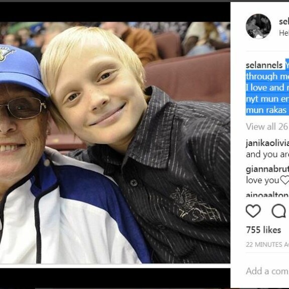 Teemu Selänteen perheen suuri suru – kiekkolegendan äiti menehtyi: Olet nyt mun enkeli taivaassa! Leevi