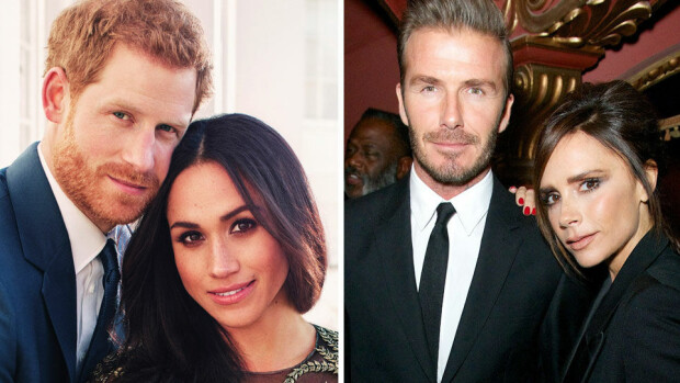 Superkaunis intialaisnäyttelijä, tennismiljonääri, Beckhamit… Nämä julkkikset nähdään vieraina prinssi Harryn ja Meghan Marklen häissä – myös exät on kutsuttu! Prinssi Harry, Meghan Markle, David ja Victoria Beckham