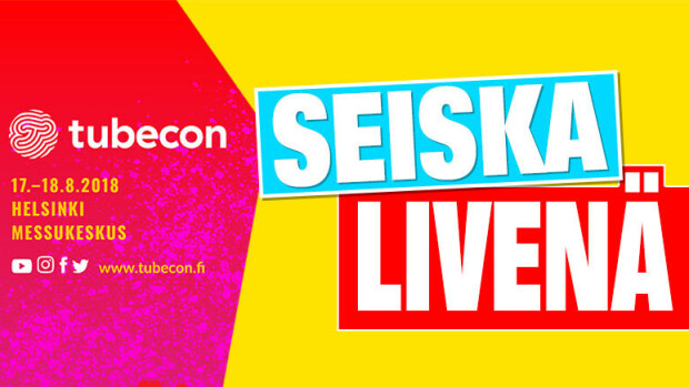 LIVE: Tubeconissa tärähtää - haastattelussa Suomen kuumimmat YouTube-tähdet! Tsekkaa tästä Seiskan suorat Tubecon-lähetykset! LIVE
