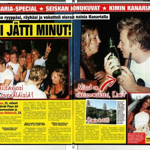 Ennen Mintun tapaamista Kimi päätyi myös pettämisotsikoihin. Kimi