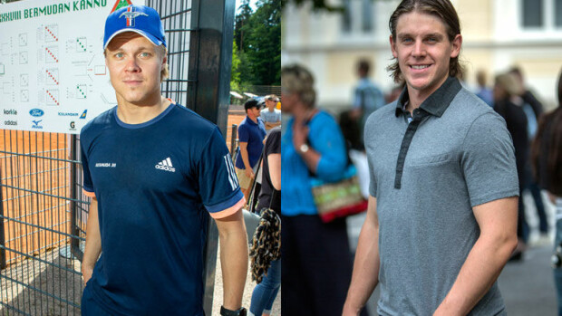Näin kiekkotähtien Bermuda-bileet päättyivät: Mikael Granlund ja Erik Haula bailasivat baarissa aamuneljään - kuvat! Mikael Granlund ja Erik Haula viihtyivät baarissa aamuun.