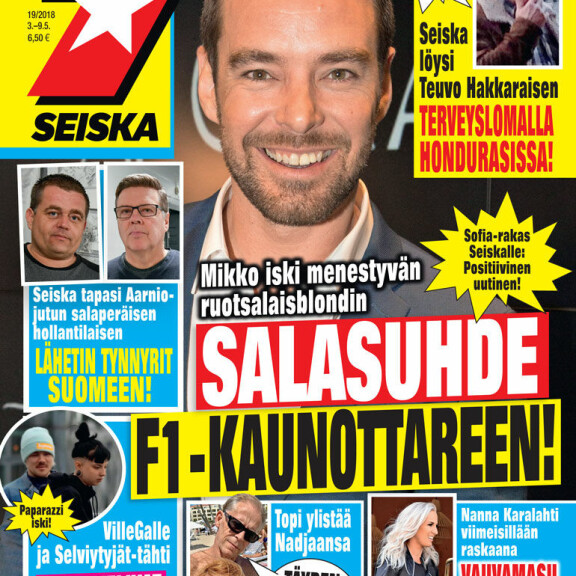 Sairauslomalla ollut Teuvo Hakkarainen löytyi: Viinalakko petti rajusti – kosteita iltoja eri puolilla Suomea! Teuvo Hakkarainen Seiskan kannessa.