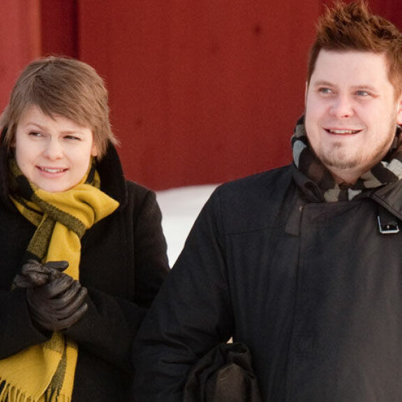 Janne Kataja ja Ulla-vaimo kuvattuna vuonna 2010. Janne Kataja ja Ulla-vaimo