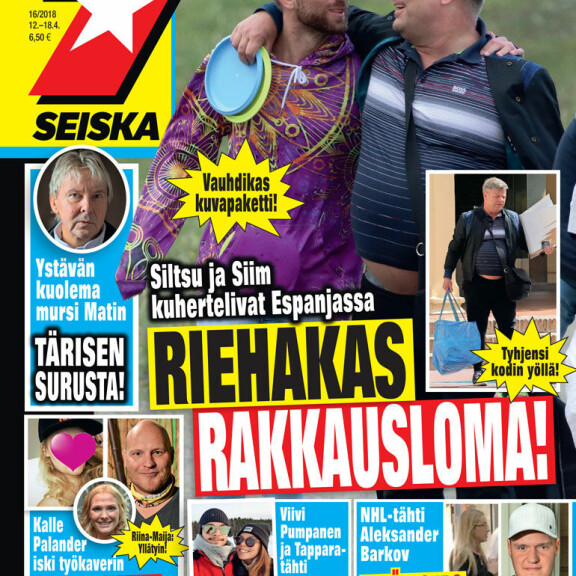 Jari Sillanpään ja Siim-rakkaan riehakas rakkausloma Espanjassa – vauhdikkaat kuvat vain Seiskassa! Jari Sillanpää Seiskan kannessa.