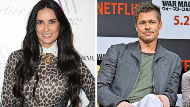 Oho, Demi Mooren ja Brad Pittin välille syntynyt erityinen side: houkutteli mukaan samaan kulttiin – himoitsee Bradia? Demi Moore himoitsee Brad Pittiä.