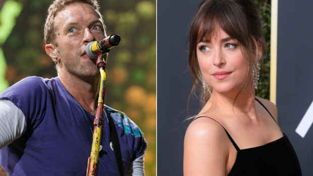 Coldplay-sota syttymässä! Chris Martinin romanssi Fifty Shades -tähteen sai bänditoverit raivostumaan: ”Yhtye on hänelle toissijainen asia!” Chris Martin ja Dakota Johnson