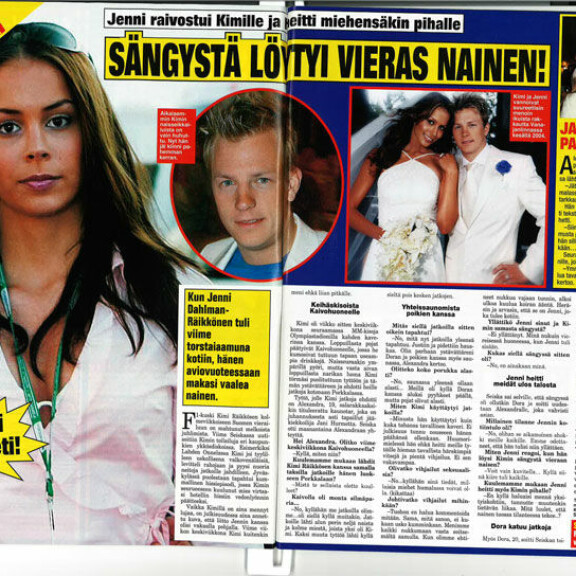 Jenni Dahlman löysi Kimin sängystä vieraan naisen kanssa. Jenni Dahlman löysi Kimin sängystä vieraan naisen kanssa.