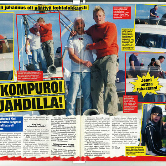 SEISKA 26/2003 Kimin juhannusjuhlat olivat päättyä hassusti, kun hän tipahti pää edellä ökyjahdin kannelta. SEISKA 26/2003 Kimin juhannusjuhlat olivat päättyä hassusti, kun hän tipahti pää edellä ökyjahdin kannelta.