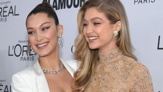 Gigi ja Bella Hadid poseeraavat alasti rinnat vasten rintoja - huh, mitä sisarusrakkautta! Katso! hadidit