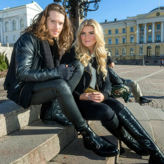 Bea Toivonen rakastui Jesse-exäänsä uudelleen – viettivät yhteisen joulun: Jessen sukulaiset ovat superonnellisia meistä! Jesse ja Bea.