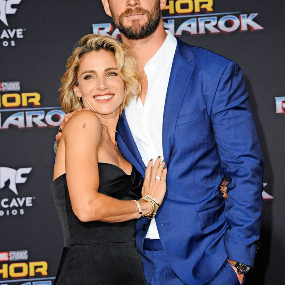 Näin Thor-tähti Chris Hemsworth treenasi itsensä huippukuntoon uuteen elokuvaan: En halua olla pökkelö lihaskimppu! Chris ja Elsa.