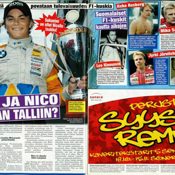 Tauski pakeni vaimoaan putkaan, Simo Silmu vannoi raittiutta lavalla, Myyrmanni sokeerasi… Näistä Seiska-jutuista puhuttiin 15 vuotta sitten! Nico Rosberg