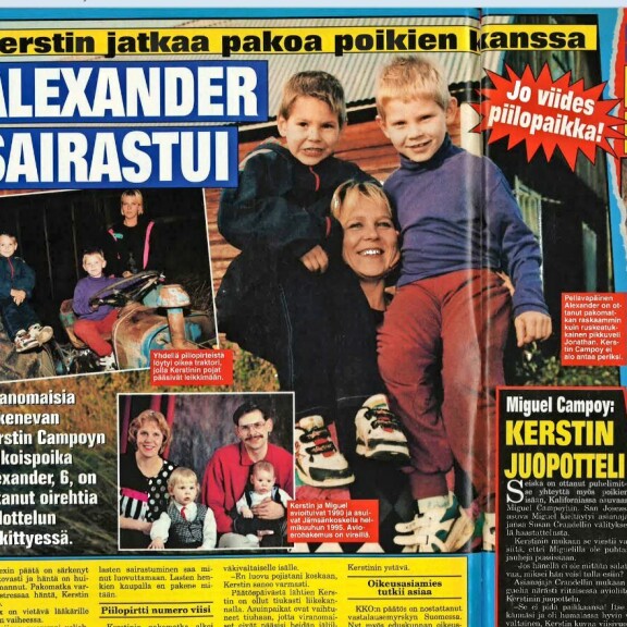 Lapinjärven ilotytöt, Speden miljoonatulot, kruununprinsessa Victorian anoreksia… Nämä asiat puhuttivat 20 vuotta sitten! Kerstin piilotteli lapsiaan kuukausien ajan 20 vuotta sitten.