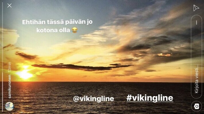 Sami Kuronen risteili exänsä kanssa – kuvat! Sami hehkutti reissua Instagramissa.