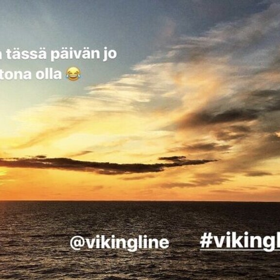 Sami Kuronen risteili exänsä kanssa – kuvat! Sami hehkutti reissua Instagramissa.
