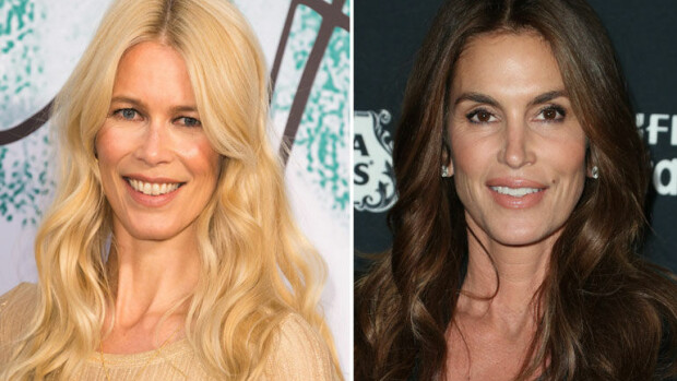 Oho, Claudia Schiffer julkaisi nännikuvan Cindy Crawfordista - katso! claudia schiffer cindy crawford