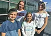 Juhi, 10, Emma, 14, Lia, 10, ja Sessi, 15, tavoittelevat tänään miljoonaa euroa.