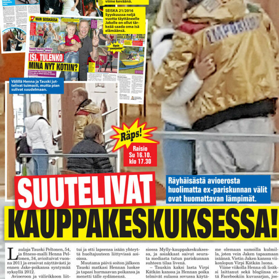 Tauski ja Henna Peltonen hellästi yhdessä Särkänniemessä – kuva! Eikä tämä ollut ensimmäinen kerta! Tauski ja Henna