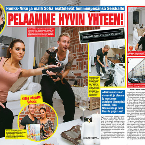 Tässä on Niko Nousiaisen uusi 34 neliön sinkkukämppä - kuva! Sijaitsee vain kortteleiden päässä vanhasta lemmenpesästä Niko ja Sofian asunto