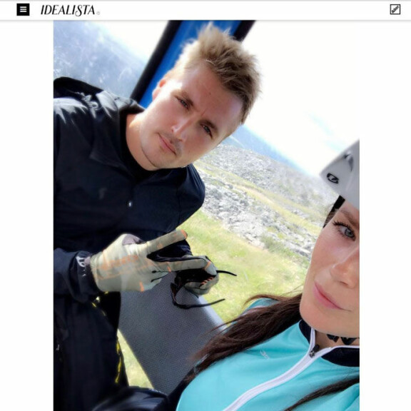 Martina Aitolehden ja Stefan-rakkaan lempi leiskuu taas: sporttiloma Lapissa! Martina