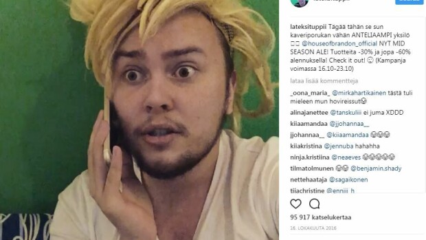 Suosittu sometähti Lateksituppii lopettaa uransa - julkaisi dramaattisen viestin: Kaikki se paska mitä päivittäin saan on liikaa mulle Screenshot Laurin Instagramista