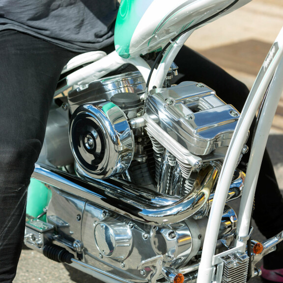 Olli Herman toteutti lapsuudenhaaveensa: kruisailee 3-metrisellä Harrikalla – kuvat! Olli Herman ja uusi Harrikka nimeltä Penelope.