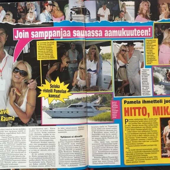 Muistatko vielä: Ellen Jokikunnas yritti kouria Pamela Andersonia: ”Hitto, mikä pelle!” Seiska kesällä 2007.