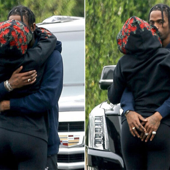 Kylie Jenner hempeili rakkaansa kanssa: poikaystävän ilme kertoo kaiken - kuvat! Kylie Jenner ja Travis Scott