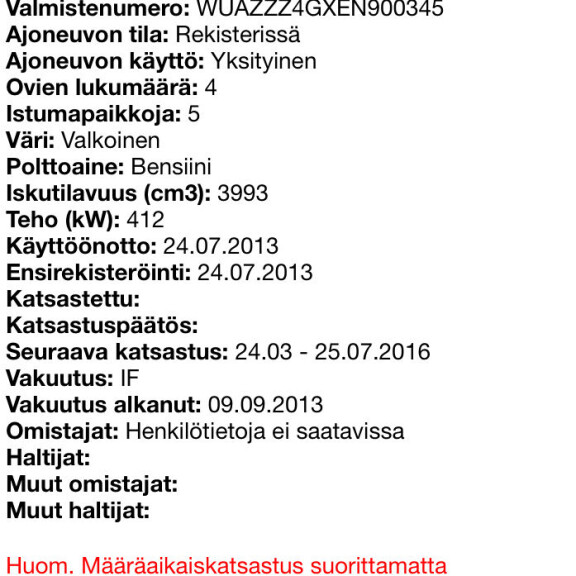 Mitä ihmettä, Kimi Räikkönen: ökyauto katsastamatta – kuvat!