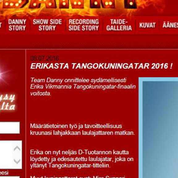 Tangoskandaali: Danny onnitteli kuningatar-Erikaa virallisesti päivän etuajassa: tiesikö tuloksen?