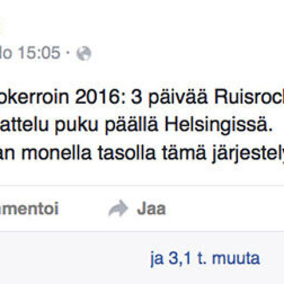 Ruisrockin FB-seinä täyttyy hulvattomista tarinoista: yksi sai Roope Salmisenkin hyväksynnän!