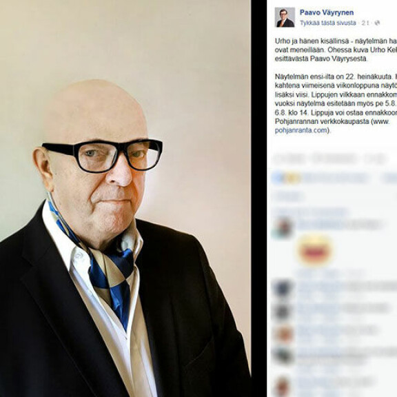 Oho, kalju pukee Paavo Väyrystä - tunnistaisitko? Kuva!