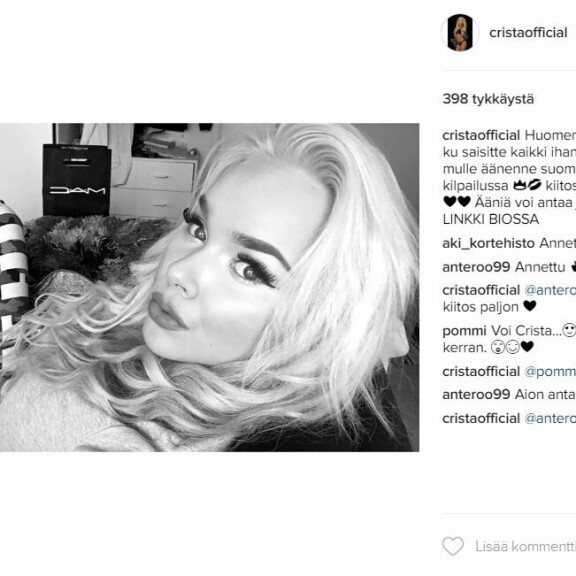 BB-Antin alaikäinen kulta on Suomen seksikkäin -finalisti!
