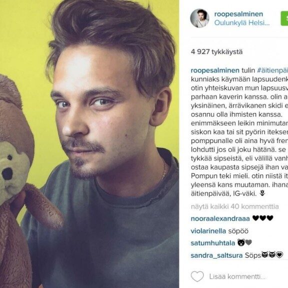 Roope Salminen avautuu lapsuudestaan: Olin yksinäinen ja ärrävikainen skidi, joka ei osannut olla ihmisten kanssa!