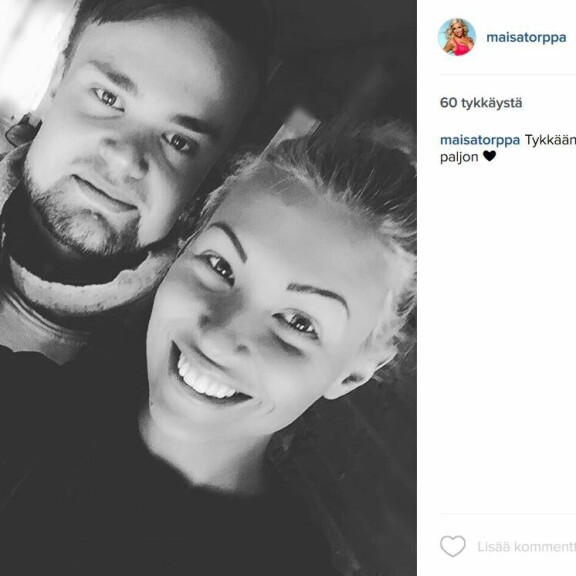 Maisa Torppa söpöilee: Tykkään tästä tyypistä aika paljon!