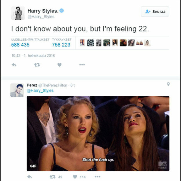 Julkkisbloggaaja piikitteli Harry Stylesille syntymäpäiväpostauksessa - katso!