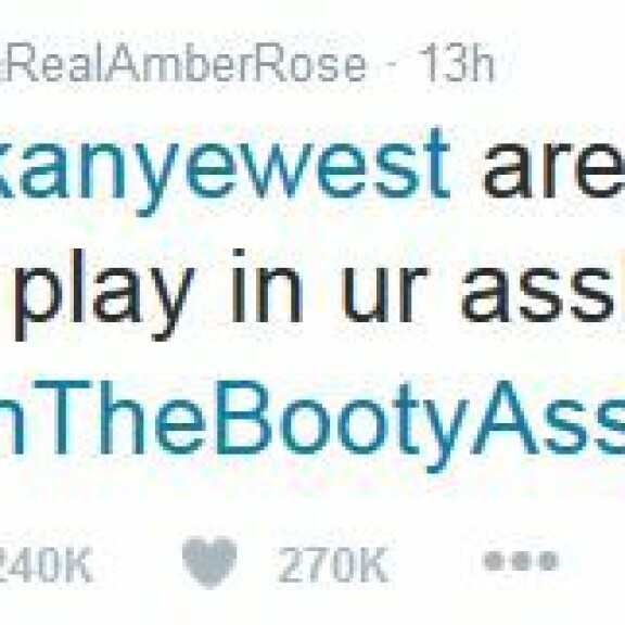 Amber Rose raivostui Kanye Westille: Kaipaat sormiani peräaukkoosi!