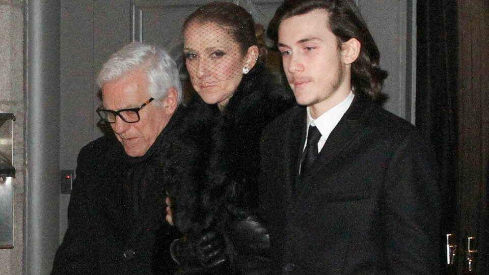 Celine Dion surun murtamana aviomiehensä muistotilaisuudessa