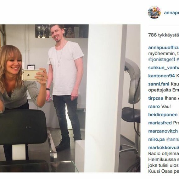 Wau, Anna Puu pisti tukkansa uusiksi - hyvästi, pinkki!